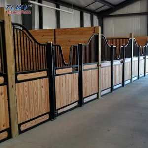 คอกม้าพกพาสะดวกคอกม้าทำจากสังกะสีหรูหราคอกกลางแจ้งสำหรับม้า - Product Image 5