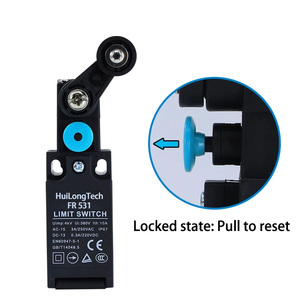 Interrupteurs de fin de course <span class=keywords><strong>FR</strong></span> 531 haute durabilité IP67 à réinitialisation manuelle 1NO 1NC 10A 380V pour ligne de production automatique - Product Image 5