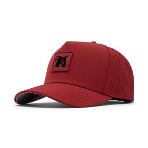 Gorra de Camionero Roja Personalizada con Logotipo Bordado <span class=keywords><strong>en</strong></span> 3D de 5 Paneles, Gorra Deportiva de Golf Unisex, Nueva Gorra Deportiva de Béisbol de Poliéster Dobby Poplin - Product Image 2