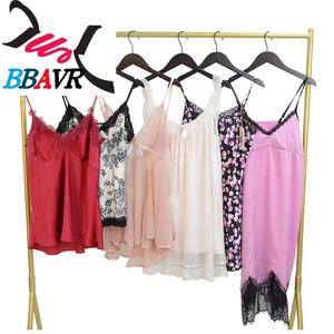 Camisón de seda de 19 momme, ropa usada en pacas, Miami, Florida, pacas de ropa de segunda mano de 100 kg - Product Image 2