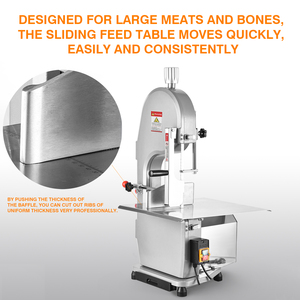 Équipement de <span class=keywords><strong>boucherie</strong></span> de viande congelée haut de gamme, machine à découper la viande de bœuf électrique commerciale robuste - Product Image 4