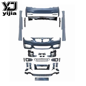 Pour 2 séries F22 <span class=keywords><strong>F23</strong></span> nouveau Kit de carrosserie boulonné Modification mise à niveau Style MT grand pare-chocs avant pare-chocs arrière jupes latérales ensemble - Product Image 6