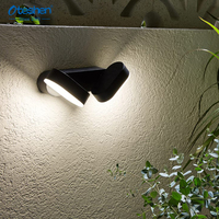 Applique murale LED 3 CCT IP65 étanche en aluminium à double tête, angle réglable, design moderne, pour intérieur/extérieur, hôtel, chambre