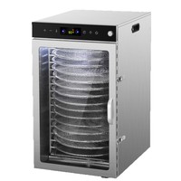 20-laags intelligente automatische fruitdroogmachine voor thuis en commercieel gebruik, met touchscreen en roterende functie voor fruit, groenten, vlees en voedsel.