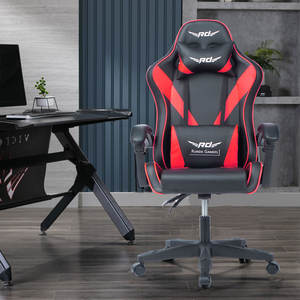 安いPCゲームチェアシラゲーマーレーシングスタイルハイバックリンケージアームレストコンピューターゲーマーゲーミングチェアフットレスト付き - Product Image 6