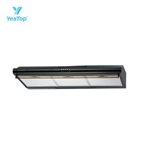 Hotte de cuisine slim 90 cm avec filtre à charbon