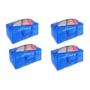 4 packs de sacs de <span class=keywords><strong>déménagement</strong></span> à usage intensif Sac de <span class=keywords><strong>matelas</strong></span> réutilisable pour la <span class=keywords><strong>protection</strong></span> du rangement mobile - Product Image 1