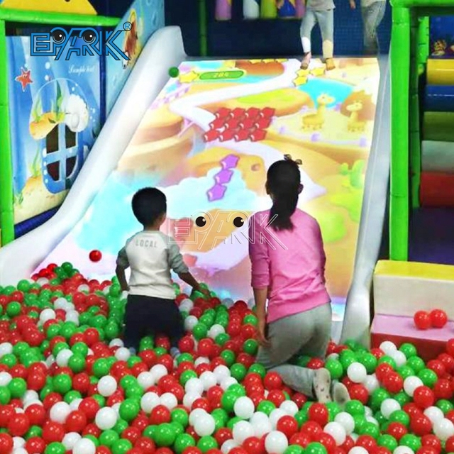 Amusement Screen Touches Floor Projection Interactive Slide