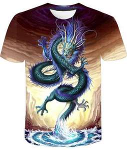 Evertop Oversized Anime Summer <span class=keywords><strong>Cos</strong></span> Shirt 3D Printed T-Shirt for Men OEM ODM Sublimation Knitted Fabric - Product Image 6