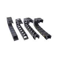 25 Verstärktes Nylon für Schlepp kette Vollständig geschlossenes Tank kabel Trog Werkzeug maschinen brücke Typ Silent Crawler für Engineering