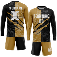 Jersey Sepak Bola Bordir Logo Berkualitas Tinggi Desain Kerah Bulat Patchwork Kustom