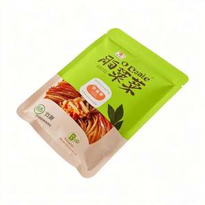 Pochette réutilisable personnalisée avec fermeture éclair en aluminium pour collation, sac d'emballage alimentaire en plastique imprimé numériquement pour chewing-gum Kimchi Pickle - Product Image 6