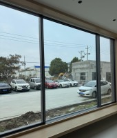 Ventana Corredera Panorámica Exterior de Aluminio de Piso a Techo, Modelo Resistente al Viento, Diseño Minimalista para Villa, Garantía de 3 Años