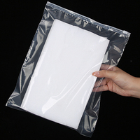 Sac d'emballage transparent en PE avec fermeture éclair, imprimé sur mesure, pour vêtements, avec logo – Offre Spéciale