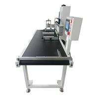 Machine d'impression sérigraphique automatique de haute précision avec ligne de montage, imprimante sérigraphique à plat pour sacs en plastique monocouleur