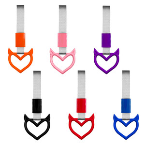 Anneau Flèche de Cupidon, Breloque de Sangle de Voiture, Cœur Petit <span class=keywords><strong>Diable</strong></span>, Accessoires pour Sac à Dos d'Étudiant, pour Train, Bus, Poignée et Sangle - Product Image 5