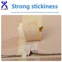 Ruban adhésif en papier kraft pour scellage de cartons, inscriptible, écologique, biodégradable, inviolable, pour emballage et colis