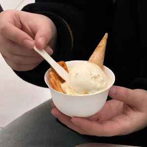 Taza de pulpa biodegradable de diseño personalizado, cuenco de helado desechable de bagazo de caña de azúcar - Product Image 2