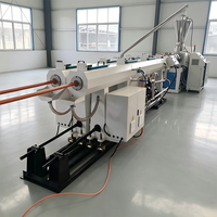 Línea de Producción de Tuberías de PVC con Control Digital Inteligente, Línea de Extrusión de Tuberías de PVC, Línea de Extrusión de Tuberías para Transporte de Agua a Baja Presión