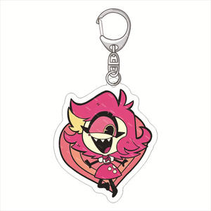 13 Estilos de Llaveros de Dibujos Animados, Hazbin Hotel, Vaggie, <span class=keywords><strong>Charlie</strong></span>, Joyería, Manualidades de Plástico, Colgante Acrílico, Llaveros de Anime - Product Image 4