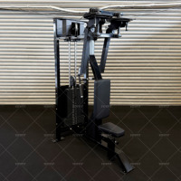 Équipement de musculation YDY FIT NM0034 Machine à exercices pour pectoraux et deltoïdes arrière avec sélecteur de poids, en acier inoxydable, option logo personnalisé