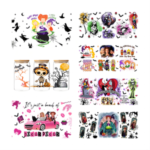 Taza <span class=keywords><strong>de</strong></span> viaje <span class=keywords><strong>de</strong></span> acero inoxidable <span class=keywords><strong>con</strong></span> personajes <span class=keywords><strong>de</strong></span> películas <span class=keywords><strong>de</strong></span> <span class=keywords><strong>terror</strong></span> <span class=keywords><strong>de</strong></span> Halloween <span class=keywords><strong>de</strong></span> 12-40oz, vaso portátil <span class=keywords><strong>con</strong></span> aislamiento al vacío, envolturas <span class=keywords><strong>de</strong></span> taza UV DTF - Product Image 3