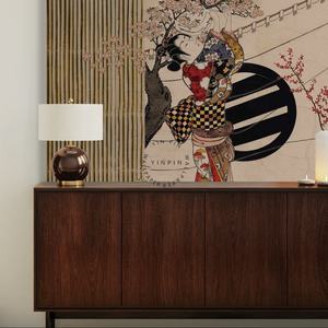 <span class=keywords><strong>Akita</strong></span> Geisha de Japón papel de pared 3D decoración del hogar mural papel tapiz - Product Image 4