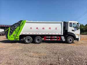 รถเก็บขยะเก่าแบบ6x4เกียร์ธรรมดารถเก็บขยะตะวันออกกลางแบบมีแกนเครื่องยนต์อัด - Product Image 4