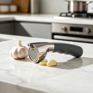 Presse-ail <span class=keywords><strong>multifonction</strong></span> 14-en-1 avec râpe à légumes et trancheuse pour cuisine - Product Image 1