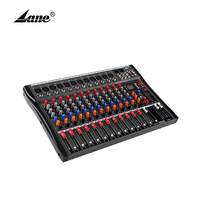 Lane CT-120L Bonne Qualité Karaoké Alimentation Fantôme 48V USB Interface 12 Canal Matériel de Sonorisation En Direct bleu dent Mélangeur Audio