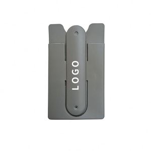Supports de téléphone portable promotionnels prix usine 2023, porte-cartes en silicone personnalisé avec logo pour cadeaux d'entreprise - Product Image 1