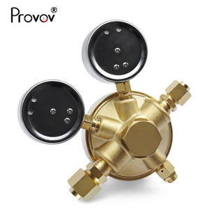 工業用ガス配管圧力制御 高流量 300 <span class=keywords><strong>m</strong></span>³/h ヘビーデューティー 真鍮製酸素・窒素レギュレーター（パイプライン用） - Product Image 3