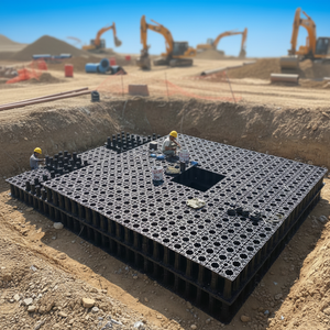 Módulo <span class=keywords><strong>de</strong></span> Almacenamiento <span class=keywords><strong>de</strong></span> Agua Subterránea Doméstica <span class=keywords><strong>de</strong></span> Polipropileno Instalado Debajo <span class=keywords><strong>de</strong></span> Estacionamientos, Pavimentos, Caminos <span class=keywords><strong>de</strong></span> Entrada, Campos <span class=keywords><strong>de</strong></span> Golf, Jardines <span class=keywords><strong>de</strong></span> Riego - Product Image 1