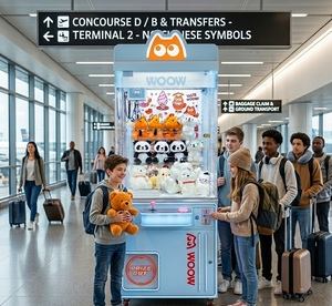 ตู้คีบตุ๊กตาพร้อ<span class=keywords><strong>ม</strong></span>เครื่องรับเหรียญ โครงโลหะ รับประกัน 1 ปี <span class=keywords><strong>ภาษา</strong></span>อังกฤษ ขายส่งจากโรงงาน เกรดเชิงพาณิชย์ สำหรับงานปาร์ตี้ - Product Image 1