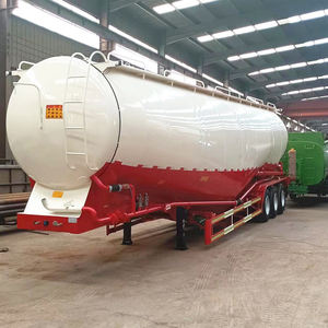 Semirremolque cisterna de cemento a granel de acero al carbono de 3 ejes HUAJUN de 40m³ para polvo - Product Image 6