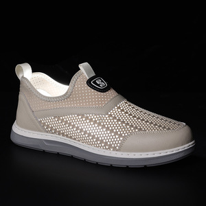 Zapatillas de Verano para Hombre, Transpirables, Ligeras, Casuales, con Suela de Goma, Diseño Sólido, Logotipo con Adhesivo Transferible - Product Image 4