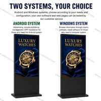 Layar LCD Digital Signage Luar Ruangan 43 49 55 65 Inci, 2500-5000 Nits, Mesin Periklanan Tahan Sinar Matahari, Layar Menghadap Jendela