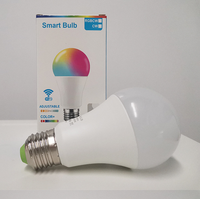 Bonne couleur d'ampoule RGBWC efficace ac85-265V smart tuya e27 R80 9w wifi led lumière