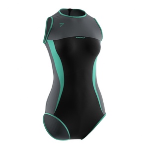 ชุดว่ายน้ำวันพีซสำหรับผู้หญิงที่มีความยืดหยุ่นสูง ป้องกันคลอรีนได้ดีและกระชับพอดีตัว เหมาะสำหรับกิจกรรมการแข่งขันว่ายน้ำ - Product Image 3