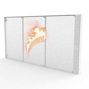 1000X500 Mm Khổng Lồ Trong Nhà LED Curtain Màn Hình Tường P3.91 Linh Hoạt Trong Suốt Màn Hình <span class=keywords><strong>OLED</strong></span> Hiển Thị Giá - Product Image 5