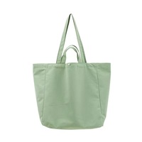 Sac fourre-tout en toile imperméable de style designer avec accent de fermeture éclair pour femmes élégantes et branchées