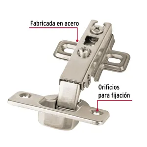 Scatola con 6 unità borsa con 2 cerniere bidimensionali di 110 ° copertura completa - Product Image 2