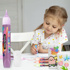 Peinture pour bougies OSBORN 3D à coloration directe, paillettes argent et or, non toxique, kit de fabrication de bougies pour artisanat, bricolage, anniversaires, fêtes, mariages - Product Image 4