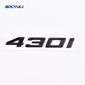 Insignias traseras de estilo ABS 3D de plata <span class=keywords><strong>negra</strong></span> brillante 420i 425i 430i 440i pegatina con emblema para maletero de coche para <span class=keywords><strong>BMW</strong></span> Serie 4 - Product Image 6