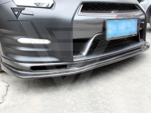 Spoiler Anteriore in Fibra di Carbonio Stile Top Secret per <span class=keywords><strong>Nissan</strong></span> R35 <span class=keywords><strong>GTR</strong></span> - Product Image 6
