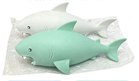 Grand jouet animal en peluche rembourré de farine, Crocodile, Requin, Canard, Vache des Highlands, Arbre de Noël - Cadeau sensoriel anti-stress en gros