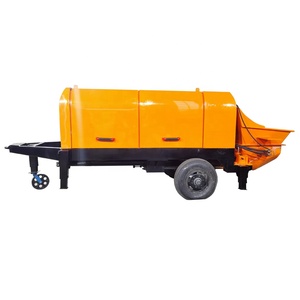 Máquina de pulverização molhada da construção para a venda diferentes concreto mini bomba móvel montada bombas concretas - Product Image 2