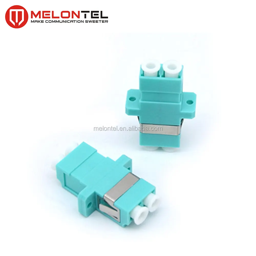MT-1032-LC-I sıcak satış açık mavi LC kadın fiber optik çoğaltıcı konnektör Multimode OM3 çift yönlü adaptör LC adaptörleri