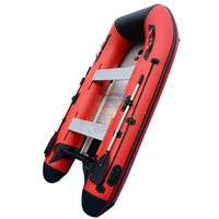 Bateau pneumatique rigide en aluminium et PVC, bateau de pêche à la carpe Zodiac robuste, bateau pneumatique de pêche à la rame pas cher pour la pêche