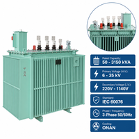 Transformateur de puissance immergé dans l'huile S13-M-1600/10-0.4KV 50Hz/60Hz à noyau en cuivre haute tension